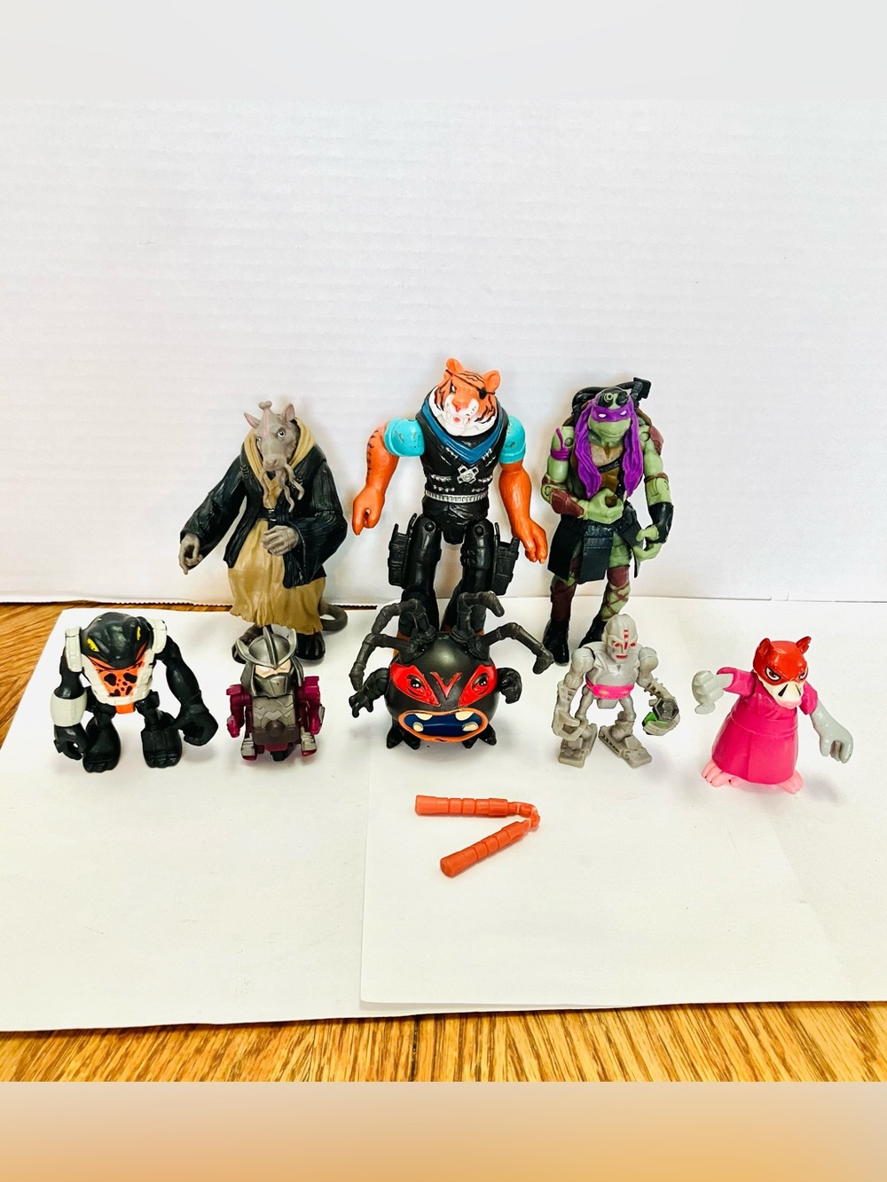 Teenage Mutant Ninja Turtles Mixed Figures Lot(8) 2014 Playmates 5 Half Shell